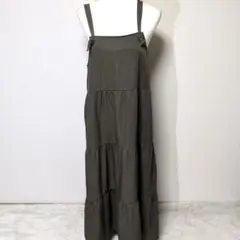 PAIR MANON ティアード キャミワンピース カーキ Freeのサムネイル