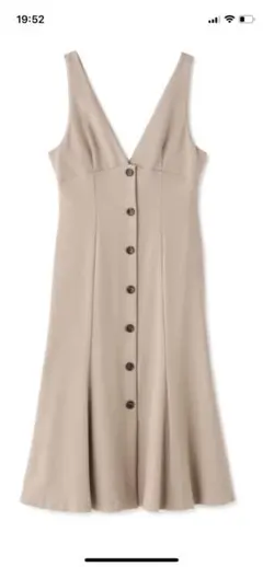 PROPORTION BODY DRESSINGワンピース　ベージュ　S