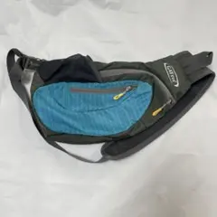 ショルダーバッグ グレー/ブルー