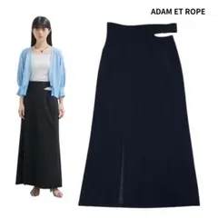 試着のみ ADAM ET ROPE アダムエロペ ウエストコンシャススカート