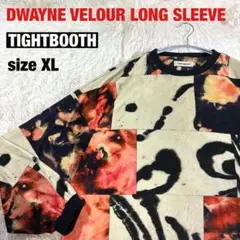 【TIGHTBOOTH】 DWAYNE ベロア 総柄 ロングスリーブsizeXLのサムネイル