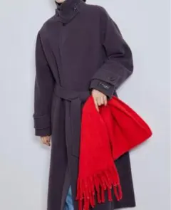 ROPÉ PICNIC PASSAGE ミックスヤーンバルキーフリンジマフラー