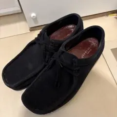 クラークス　ワラビー　ブラック　26cm