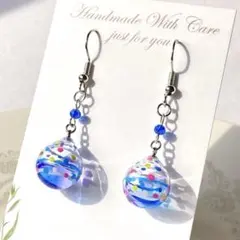 はぐれヨーヨー１１　レジンピアス/イヤリング