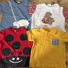 男の子　80 シンプルフリー　夏　保育園　半袖　Tシャツ　まとめ　セット