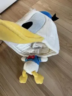 ドナルドダック フード付きぬいぐるみキャップ
