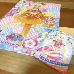 ひみつのアイプリ みつき クリアファイル つむぎカード