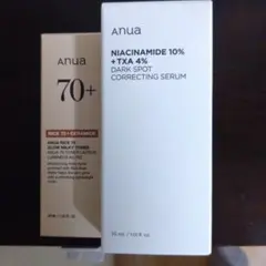 anua Rice70+ Ceramideトナー&Niacinamide セラム