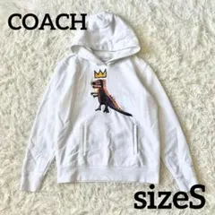 希少◎Coach×Basquiat コーチ×バスキアコラボパーカー グレー 刺繍 2026年最新】バスキア パーカーの人気アイテム - メルカリ