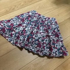 花柄スカート ショートパンツ付き