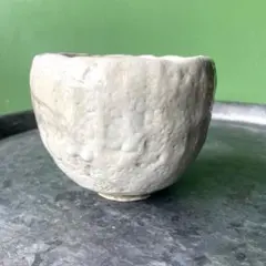 NO761 面取り 志野茶碗 抹茶碗 茶道具 陶印あり「た」 - メルカリ