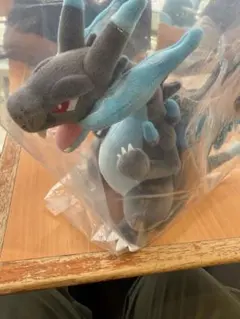 一番くじ ポケモン メガシンカ A賞 メガリザードンX ぬいぐるみ