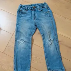 ダメージ加工 ロングパンツ サイズ100のサムネイル