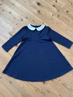 Samansa Mos2 Lagom XL ネイビー ワンピース　130