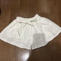 ブランシェス　ショートパンツ キュロット90 ホワイト