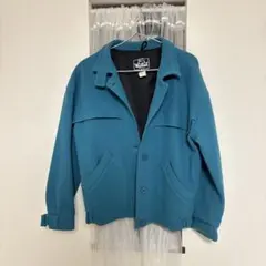 ヴィンテージ　ブルゾン　wool rich ウールリッチ　ターコイズ ジャケット