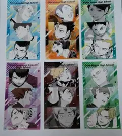 ハイキュー ファンパーク シールプリントコレクション 6点セット