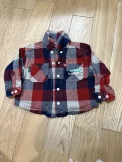 チェック柄シャツ 90(S) kladskap