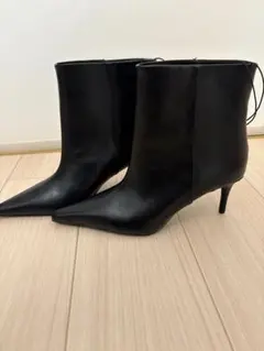 H&Mブラックアンクルブーツ EU 40