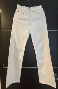 Helmut lang ホワイトデニム　swag oops Helmut lang ホワイトデニム swag oops - メルカリ
