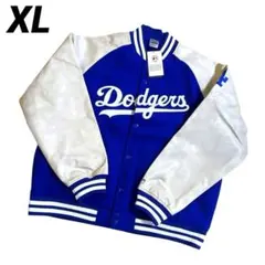 新品　MLB ドジャース　メルトン スタジアム ジャケット　ブルゾン　スタジャン