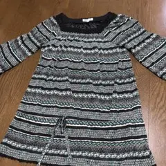 MK MICHEL KLEIN 五分袖 カットソー 総柄 レースのサムネイル