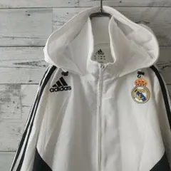 新品タグ付】adidas レアルマドリード ジャケット XO 白 - メルカリ