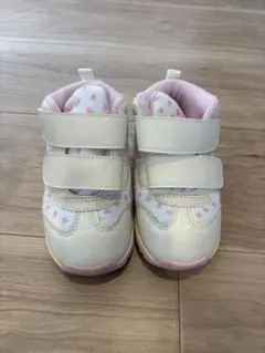 asics 15.5センチ　お花柄