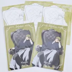 呪術廻戦プラザロフト限定缶バッジ 特典ポストカードchair.black禪院