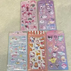 正規品　サンリオ ジュエルマシュマロステッカーズ キティ マイメロ　クロミ