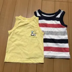 タンクトップ 2枚セット　80サイズ