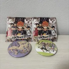 ハイキュー!! 　ハイキュー展コレクション缶バッジ 第3弾2個セット　レア含