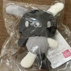 【即購入可】サンリオ　ウサハナ　マスコット　ブラック ホワイト