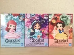【未開封】Qposket petit アリエル＆ジャスミン＆スノーホワイトのサムネイル