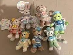 ディズニー ダッフィー&フレンズ カラフルハピネス ぬいぐるみバッジ