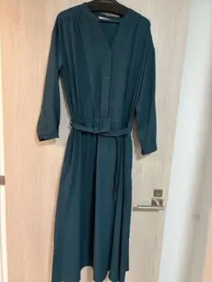 PREFERIR ダークグリーン ワンピース 40(L)