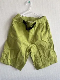 【140cm】ライトグリーン ハーフパンツ