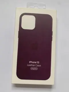 iPhone13 Mini レザーケース アップル純正 ダックチェリー - メルカリ
