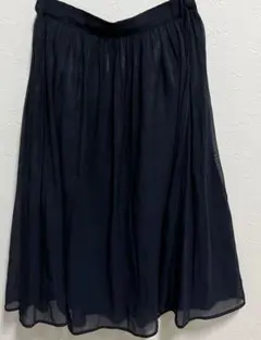 ハニーズ　ネイビー フレアスカート ゴム入り　Lサイズ