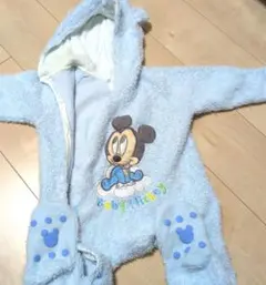ミッキー フード付きロンパース 95cm未満