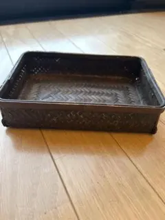 素敵な国産竹籠です。風合いたっぷり。