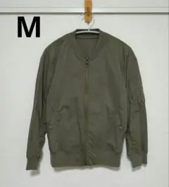 【秋物】GLOBAL WORK 　ブルゾン ジャケット Mサイズ　カーキ　M