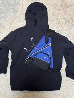 00s archive ワンショルダー Y2Kテック系 スリングバッグ　黒