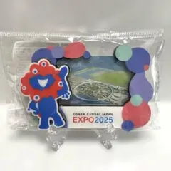 万博EXPO2025 大屋根リング ミャクミャク 木製３Dマグネット [匿名配送