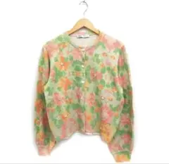 ZARA 花柄プリント　カーディガン