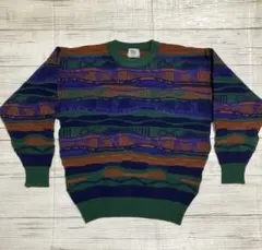 モディリアーニ Modigliani ＊ 幾何学模様 ニットセーター M