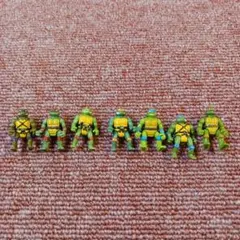 ミュータント忍者タートルズ、 ミニタートルズ フィギュア 7体セット