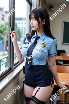 A08_075 かわいい AI アート 美人 高画 コスプレ ポスター