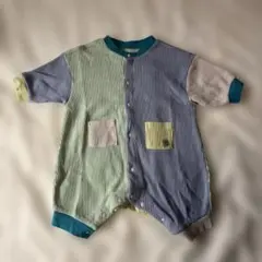 BREEZE ワッフルロンパース 60