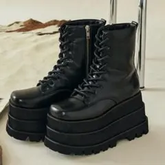 トリプルソールエンジニアブーツ L ブラック